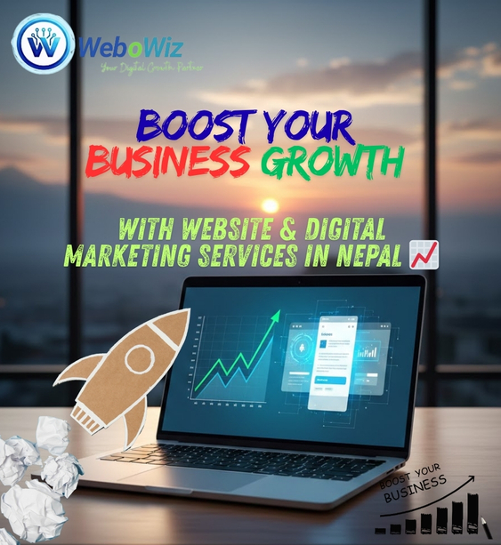 Boost Your Business Growth with Website & Digital Marketing Services in Nepal 📈