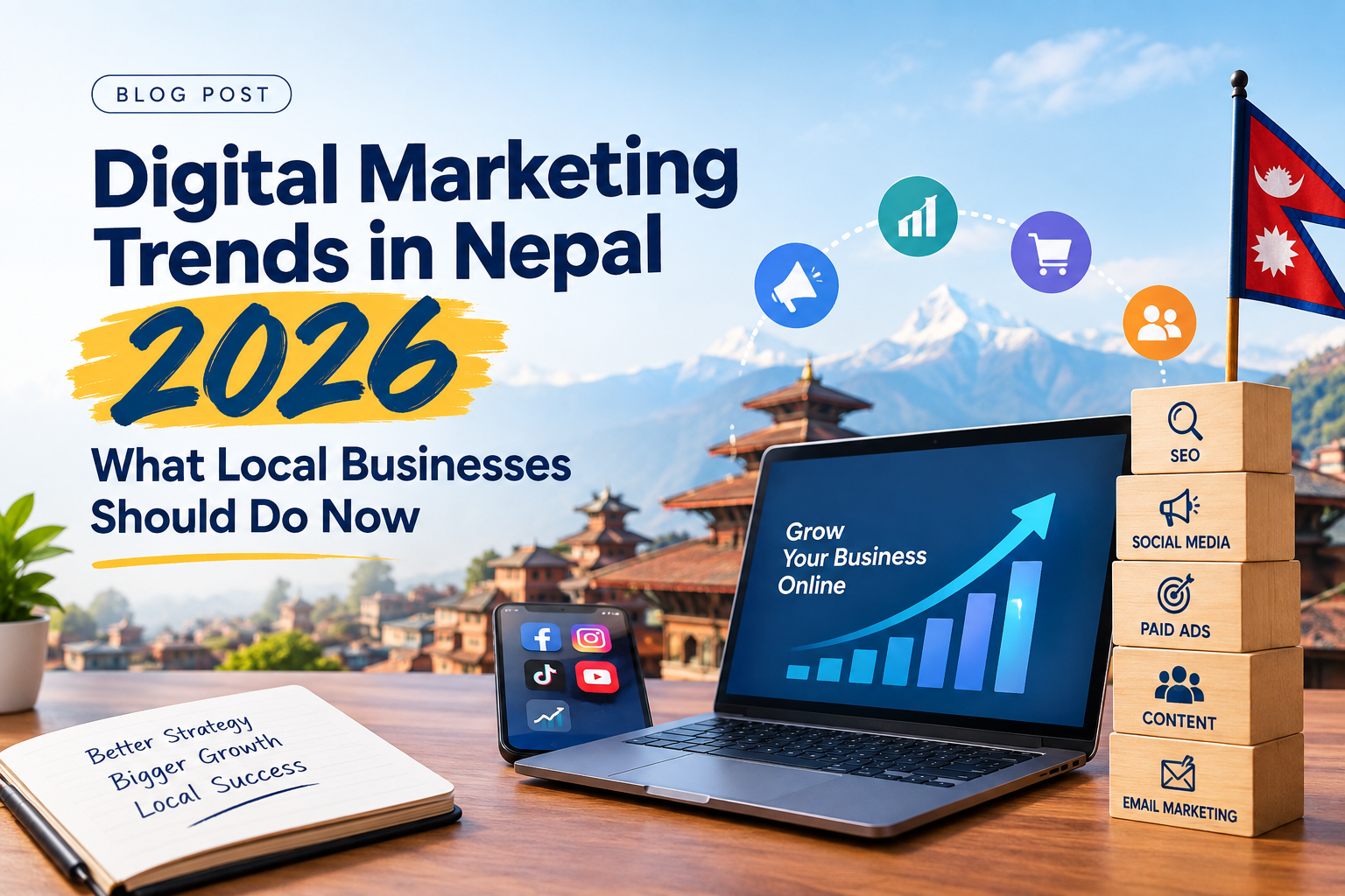 Digital Marketing Trends in Nepal 2026: What Local Businesses Should Do Now